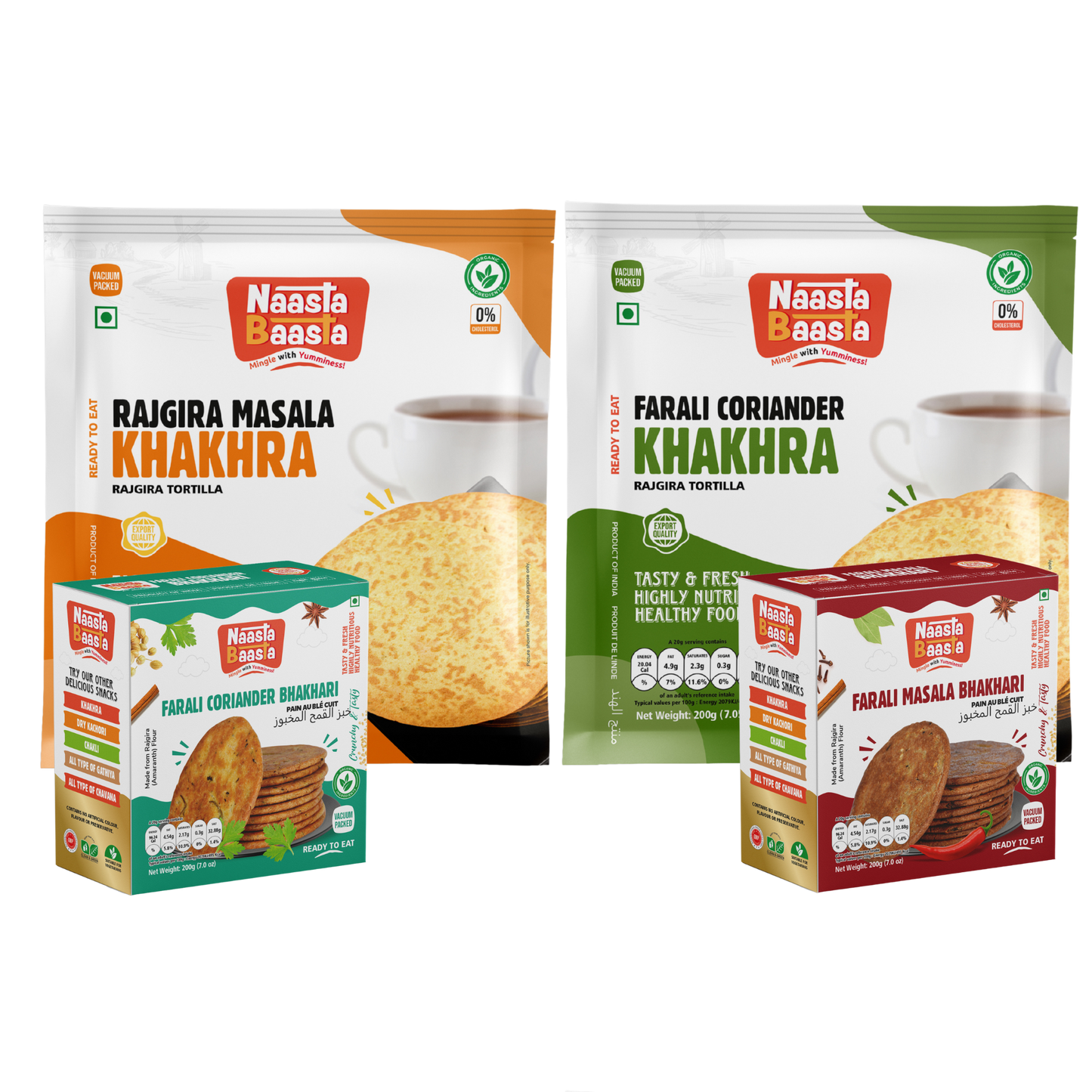 Farali Combo Package - Khakhras & Bhakhris (Special Offer)