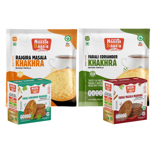 Farali Combo Package - Khakhras & Bhakhris (Special Offer)