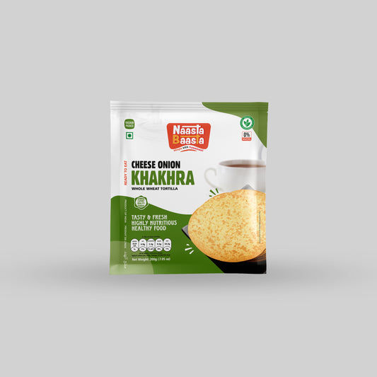 Cheese Onion Khakhra - Whole Wheat Tortilla (200g)