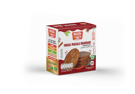 Rajgira Farali Masala Bhakhari - 200g (Vacuum Packed) | Naasta Baasta